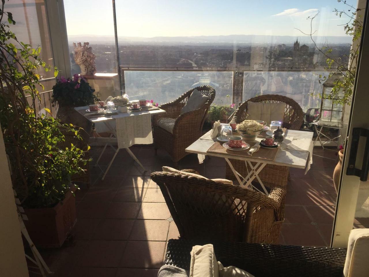 Casa Tipica Siciliana Patronale Home Bedandbreakfast Tremetrisoprailcielo Camere Con Vista, Colazione Interna In Terrazzo Panoramico Caltagirone Luaran gambar