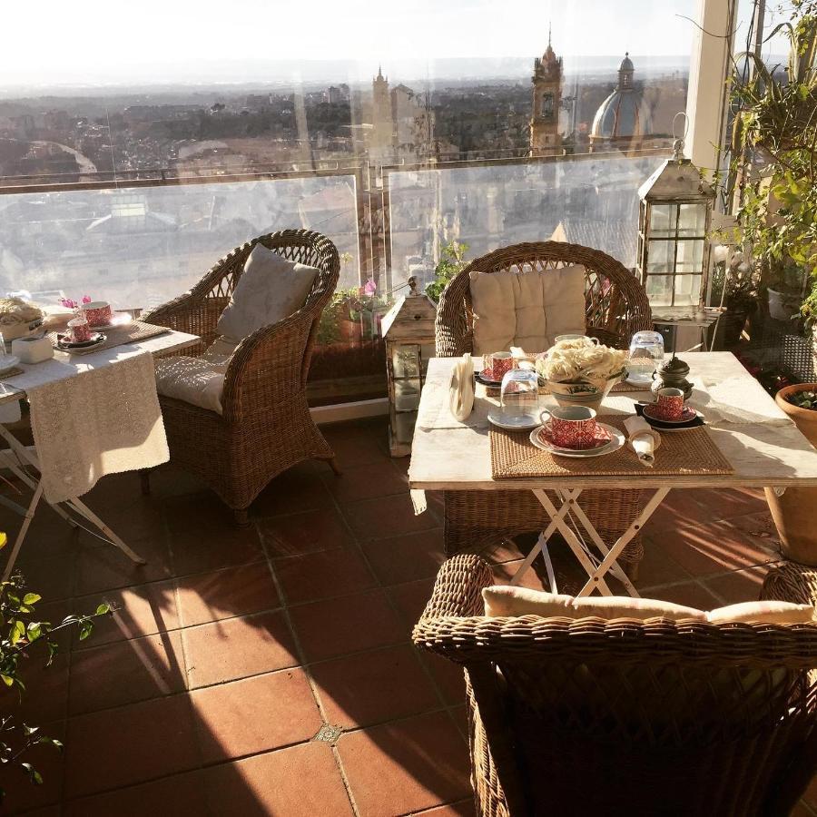 Casa Tipica Siciliana Patronale Home Bedandbreakfast Tremetrisoprailcielo Camere Con Vista, Colazione Interna In Terrazzo Panoramico Caltagirone Luaran gambar